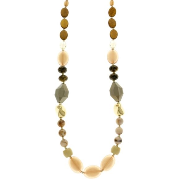 Catherines Jewelry - Catherines multi-color Fall long beaded necklace